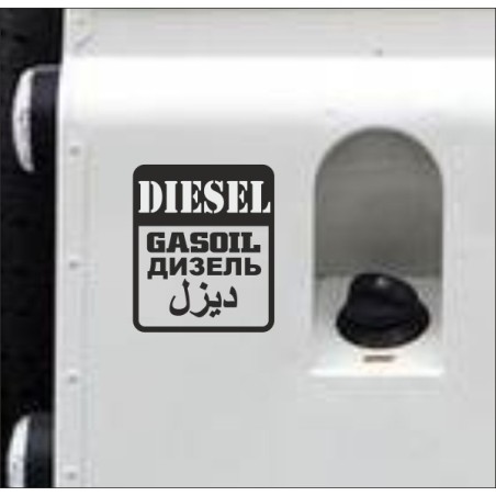 Aufkleber SET Offroad 4x4 Diesel Gasoil Nafta Verbrenner Tank Sticker Tankdeckel 10