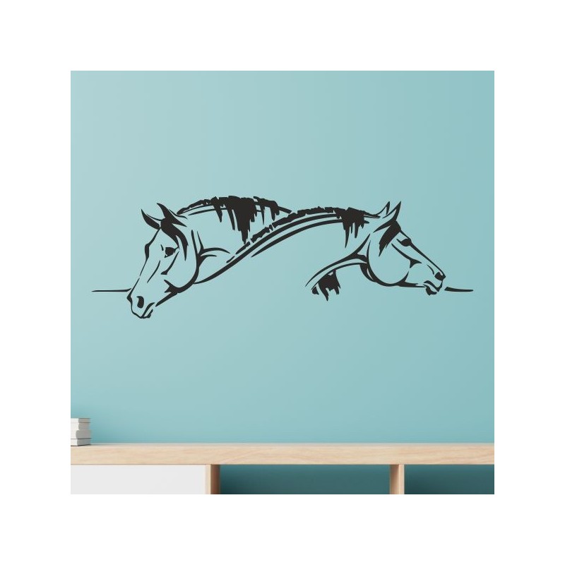 Wandaufkleber Pferde Dekor Pferd Stute Pony Hengst Reiten Hof Sport Kids Hufeisen Glück Reiterhof Sprüche Wunschname Kids Kinder