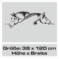 Wandaufkleber Pferde Dekor Pferd Stute Pony Hengst Reiten Hof Sport Kids Hufeisen Glück Reiterhof Sprüche Wunschname Kids Kinder