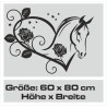 Wandaufkleber Pferde Dekor Pferd Stute Pony Hengst Reiten Hof Sport Kids Hufeisen Glück Reiterhof Sprüche Wunschname Kids Kinder