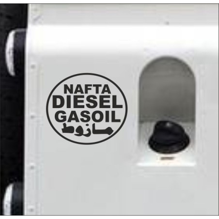 Aufkleber SET Offroad 4x4 Diesel Gasoil Nafta Verbrenner Tank Sticker Tankdeckel 11