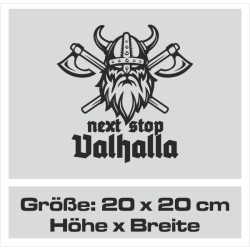 Aufkleber Auto Car Wikinger Viking Wölfe Wolf Runen Schwert Schild Rabe Runen Odin Odin´s Wölfe Böse Kette Valhalla Walhalla