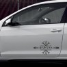 Aufkleber Auto Car Wikinger Viking Wölfe Wolf Runen Schwert Schild Rabe Runen Odin Odin´s Wölfe Böse Kette Valhalla Walhalla