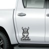 Aufkleber Auto Car Wikinger Viking Wölfe Wolf Runen Schwert Schild Rabe Runen Odin Odin´s Wölfe Böse Kette Valhalla Walhalla