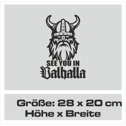 Aufkleber Auto Car Wikinger Viking Wölfe Wolf Runen Schwert Schild Rabe Runen Odin Odin´s Wölfe Böse Kette Valhalla Walhalla
