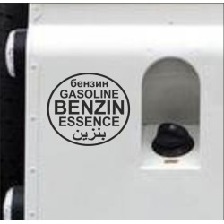 Aufkleber SET Offroad 4x4 Benzin Gasoline Petrol Verbrenner Tank Sticker Tankdeckel 12