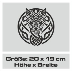 Aufkleber Auto Car Wikinger Viking Wölfe Wolf Runen Schwert Schild Rabe Runen Odin Odin´s Wölfe Böse Kette Valhalla Walhalla