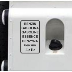 Aufkleber SET Offroad 4x4 Benzin Gasoline Petrol Verbrenner Tank Sticker Tankdeckel 13