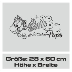 Einhorn Aufkleber Tattoo Sticker Unicorn Sternenstaub Glitzer Prinz Luftballon Herz Liebe Wolke Sterne Staub Magie Glück
