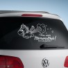 Einhorn Aufkleber Tattoo Sticker Unicorn Sternenstaub Glitzer Prinz Luftballon Herz Liebe Wolke Sterne Staub Magie Glück