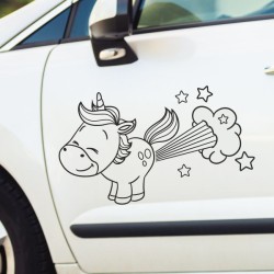 Einhorn Aufkleber Tattoo Sticker Unicorn Sternenstaub Glitzer Prinz Luftballon Herz Liebe Wolke Sterne Staub Magie Glück
