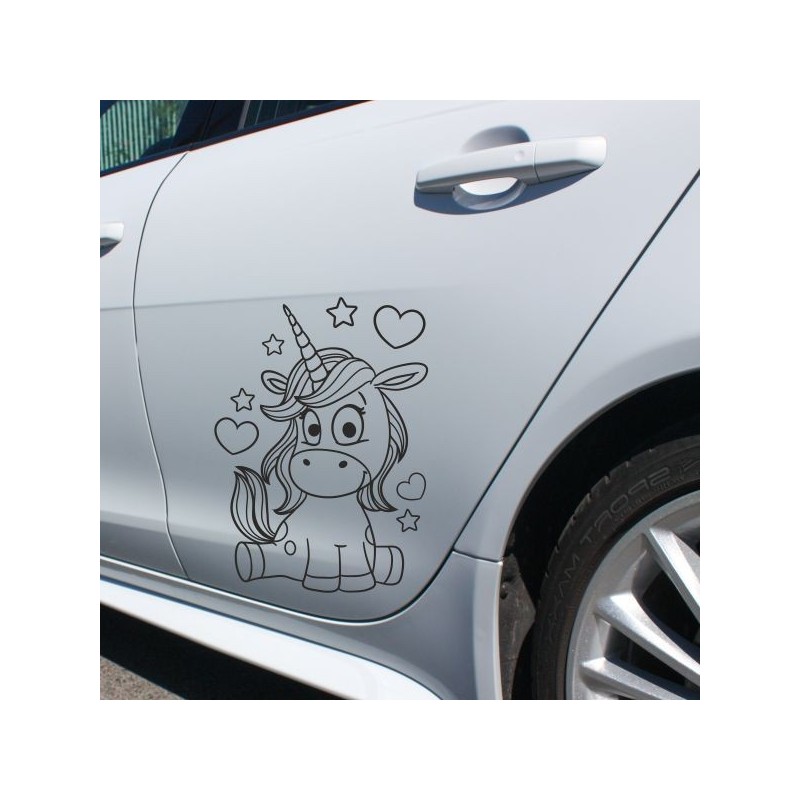 Einhorn Aufkleber Tattoo Sticker Unicorn Sternenstaub Glitzer Prinz Luftballon Herz Liebe Wolke Sterne Staub Magie Glück