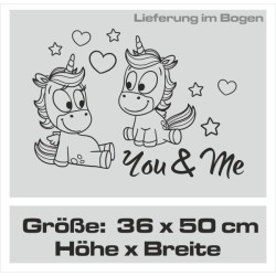 Einhorn Aufkleber Tattoo Sticker Unicorn Sternenstaub Glitzer Prinz Luftballon Herz Liebe Wolke Sterne Staub Magie Glück