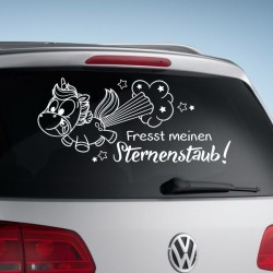 Einhorn Aufkleber Tattoo Sticker Unicorn Sternenstaub Glitzer Prinz Luftballon Herz Liebe Wolke Sterne Staub Magie Glück