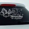 Einhorn Aufkleber Tattoo Sticker Unicorn Sternenstaub Glitzer Prinz Luftballon Herz Liebe Wolke Sterne Staub Magie Glück