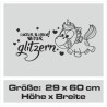 Einhorn Aufkleber Tattoo Sticker Unicorn Sternenstaub Glitzer Prinz Luftballon Herz Liebe Glitzer Sterne Staub Magie Glück