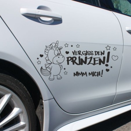 Einhorn Aufkleber Tattoo Sticker Unicorn Sternenstaub Glitzer Prinz Luftballon Herz Liebe Glitzer Sterne Staub Magie Glück