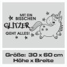 Einhorn Aufkleber Tattoo Sticker Unicorn Sternenstaub Glitzer Prinz Luftballon Herz Liebe Glitzer Sterne Staub Magie Glück