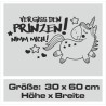 Einhorn Aufkleber Tattoo Sticker Unicorn Sternenstaub Glitzer Prinz Luftballon Herz Liebe Glitzer Sterne Staub Magie Glück