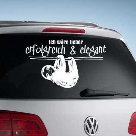 Aufkleber Auto Heckscheibe Car Tattoo Style La Familia Pferd Pferde Gecko Sprüche Power Blumen Ranke Fee Hexe Faultier Kolben