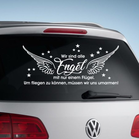 Aufkleber Auto Heckscheibe Car Tattoo Style La Familia Pferd Pferde Gecko Sprüche Power Blumen Ranke Fee Hexe Faultier Kolben