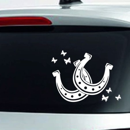 Aufkleber Auto Heckscheibe Car Tattoo Style La Familia Pferd Pferde Gecko Sprüche Power Blumen Ranke Fee Hexe Faultier Kolben