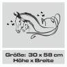 Aufkleber Auto Heckscheibe Car Tattoo Style La Familia Pferd Pferde Gecko Sprüche Power Blumen Ranke Fee Hexe Faultier Kolben