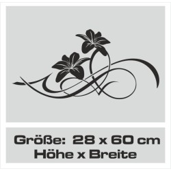 Aufkleber Auto Heckscheibe Car Tattoo Style La Familia Pferd Pferde Gecko Sprüche Power Blumen Ranke Fee Hexe Faultier Kolben