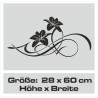 Aufkleber Auto Heckscheibe Car Tattoo Style La Familia Pferd Pferde Gecko Sprüche Power Blumen Ranke Fee Hexe Faultier Kolben