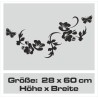 Aufkleber Auto Heckscheibe Car Tattoo Style La Familia Pferd Pferde Gecko Sprüche Power Blumen Ranke Fee Hexe Faultier Kolben