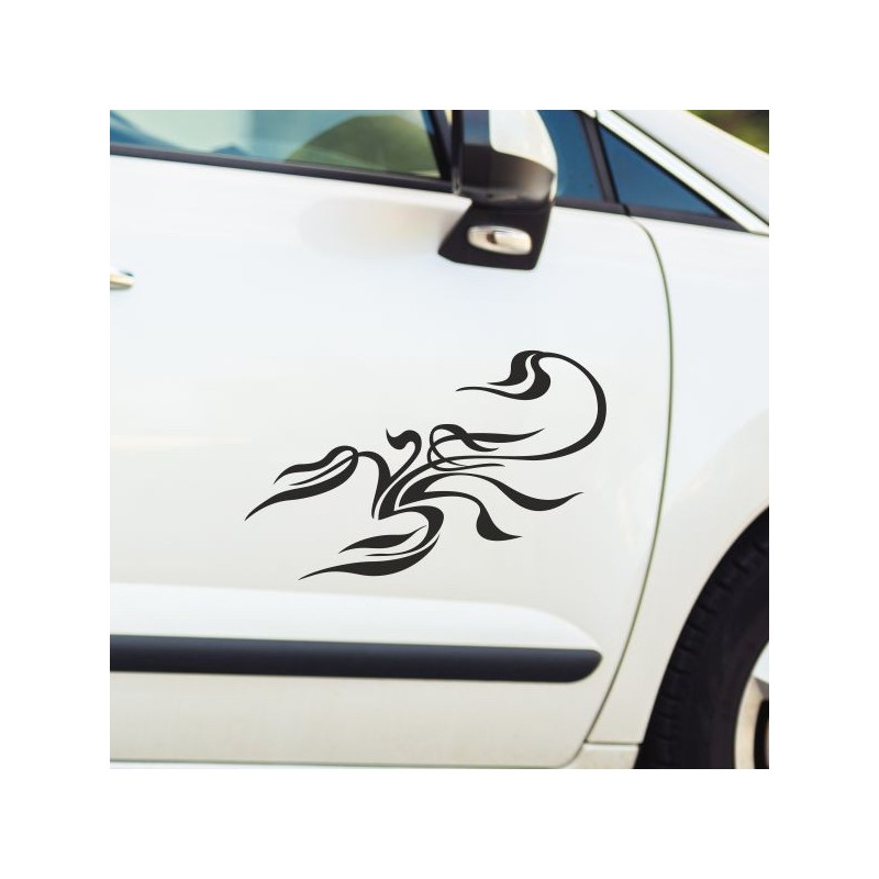 Aufkleber SET Auto Heckscheibe Car Tattoo Style La Familia Pferd Gecko Sprüche Power Blumen Ranke Fee Hexe Faultier Kolben