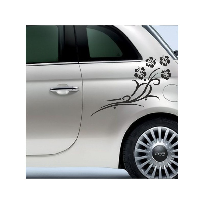 Aufkleber SET Auto Heckscheibe Car Tattoo Style La Familia Pferd Gecko Sprüche Power Blumen Ranke Fee Hexe Faultier Kolben