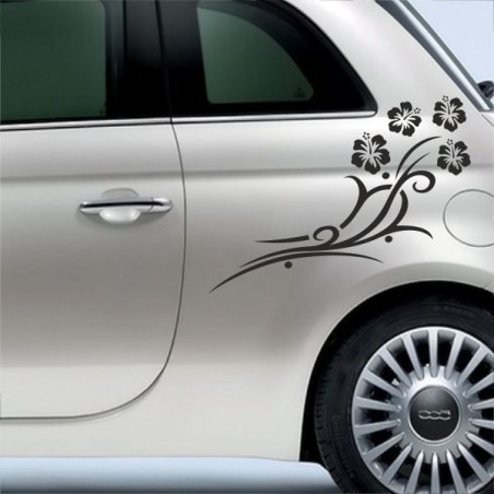 Aufkleber SET Auto Heckscheibe Car Tattoo Style La Familia Pferd Gecko Sprüche Power Blumen Ranke Fee Hexe Faultier Kolben