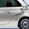 Aufkleber SET Auto Heckscheibe Car Tattoo Style La Familia Pferd Gecko Sprüche Power Blumen Ranke Fee Hexe Faultier Kolben