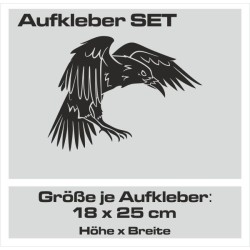 Aufkleber SET Auto Heckscheibe Car Tattoo Style La Familia Pferd Gecko Sprüche Power Blumen Ranke Fee Hexe Faultier Kolben