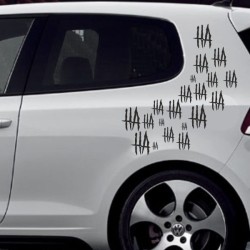 Aufkleber SET Auto Heckscheibe Car Tattoo Style La Familia Pferd Gecko Sprüche Power Blumen Ranke Fee Hexe Faultier Kolben