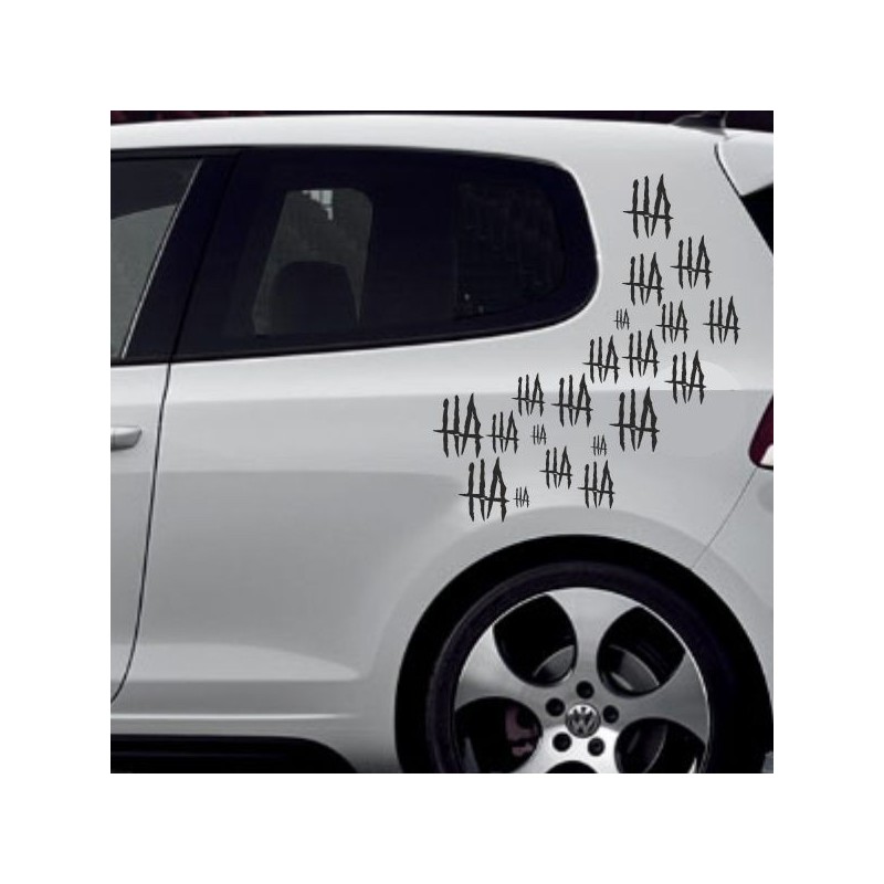 Aufkleber SET Auto Heckscheibe Car Tattoo Style La Familia Pferd Gecko Sprüche Power Blumen Ranke Fee Hexe Faultier Kolben