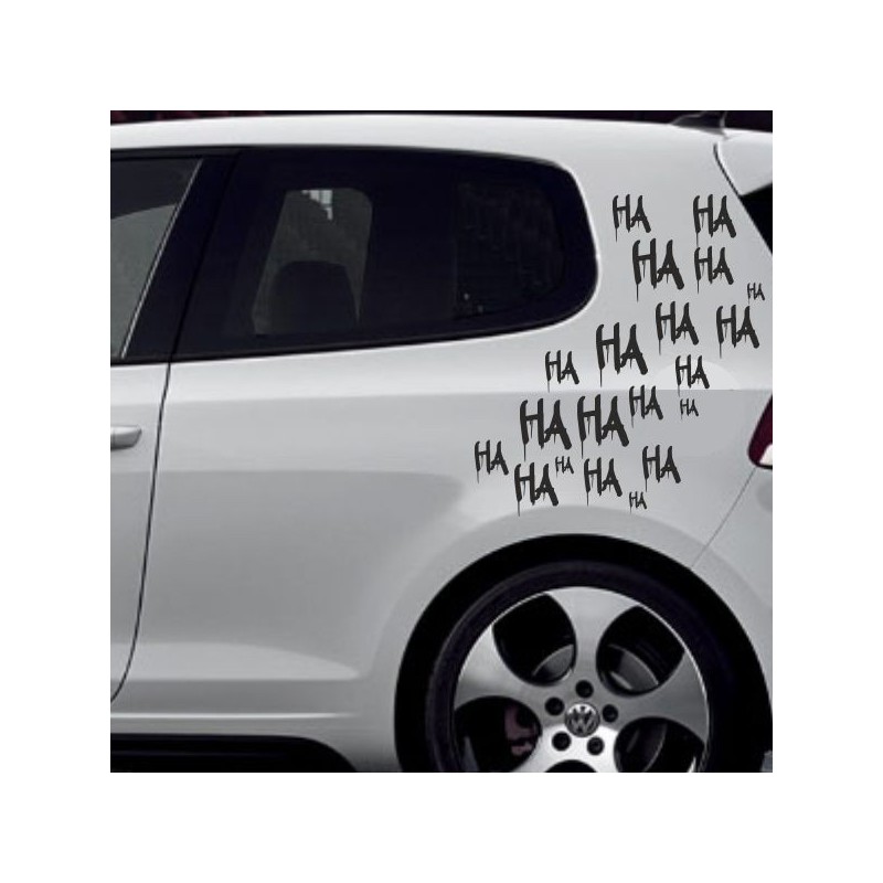 Aufkleber SET Auto Heckscheibe Car Tattoo Style La Familia Pferd Gecko Sprüche Power Blumen Ranke Fee Hexe Faultier Kolben