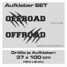 Aufkleber SET Offroad 4x4  Kratzer Kralle Wild Dekor Streifen Auto 02