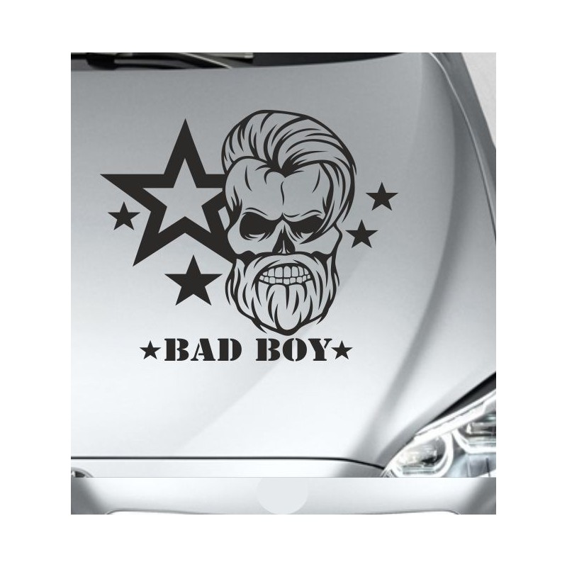 Aufkleber Auto Totenkopf Schädel Skull Bones Böse Cappy Gangster Zylinder Rosen Blumen Blüten Gentleman DJ Rock Punisher