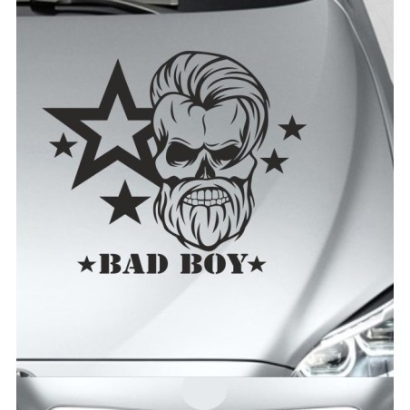 Aufkleber Auto Totenkopf Schädel Skull Bones Böse Cappy Gangster Zylinder Rosen Blumen Blüten Gentleman DJ Rock Punisher
