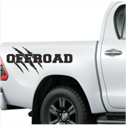 Aufkleber SET Offroad 4x4  Kratzer Kralle Wild Dekor Streifen Auto 02