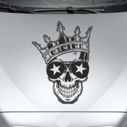 Aufkleber Auto Totenkopf Schädel Skull Bones Böse Cappy Gangster Zylinder Rosen Blumen Blüten Gentleman DJ Rock Punisher