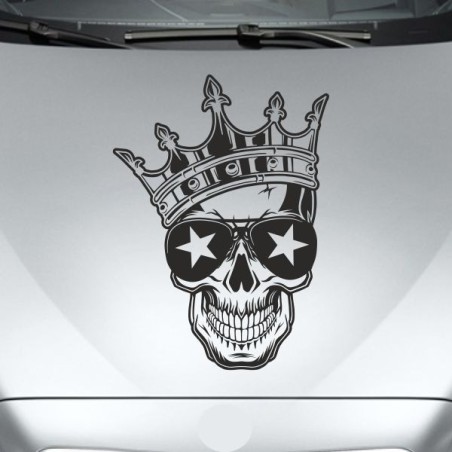 Aufkleber Auto Totenkopf Schädel Skull Bones Böse Cappy Gangster Zylinder Rosen Blumen Blüten Gentleman DJ Rock Punisher