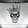 Aufkleber Auto Totenkopf Schädel Skull Bones Böse Cappy Gangster Zylinder Rosen Blumen Blüten Gentleman DJ Rock Punisher