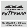 Aufkleber Auto Offroad 4x4 Safari Gelände Allrad Landschaft Hirsch Bär Off Road Safari Berge Krokodil extreme Pick Up