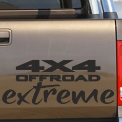 Aufkleber Auto Offroad 4x4 Safari Gelände Allrad Landschaft Hirsch Bär Off Road Safari Berge Krokodil extreme Pick Up