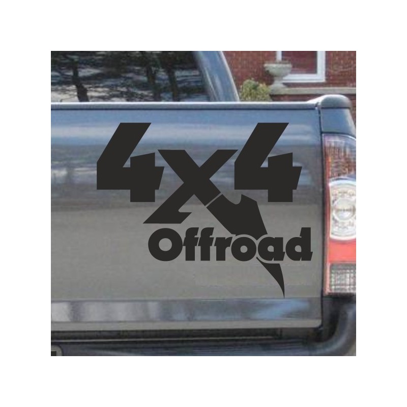 Aufkleber Auto Offroad 4x4 Safari Gelände Allrad Landschaft Hirsch Bär Off Road Safari Berge Krokodil extreme Pick Up