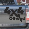 Aufkleber Auto Offroad 4x4 Safari Gelände Allrad Landschaft Hirsch Bär Off Road Safari Berge Krokodil extreme Pick Up