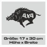 Aufkleber Auto Offroad 4x4 Safari Gelände Allrad Landschaft Hirsch Bär Off Road Safari Berge Krokodil extreme Pick Up